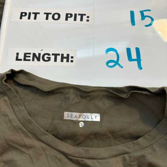 Seafolly Australia Green Tie Sides Sleeveless Blouse Size Small - Picture 3 of 5